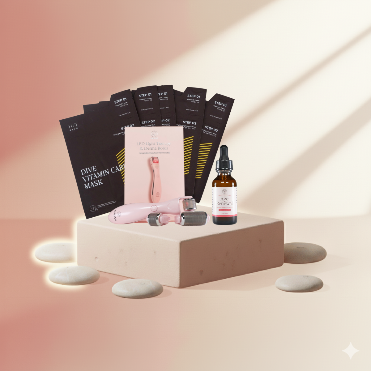Anti-Aging & Acne Skincare Kit | Firming Home Facial Bundle